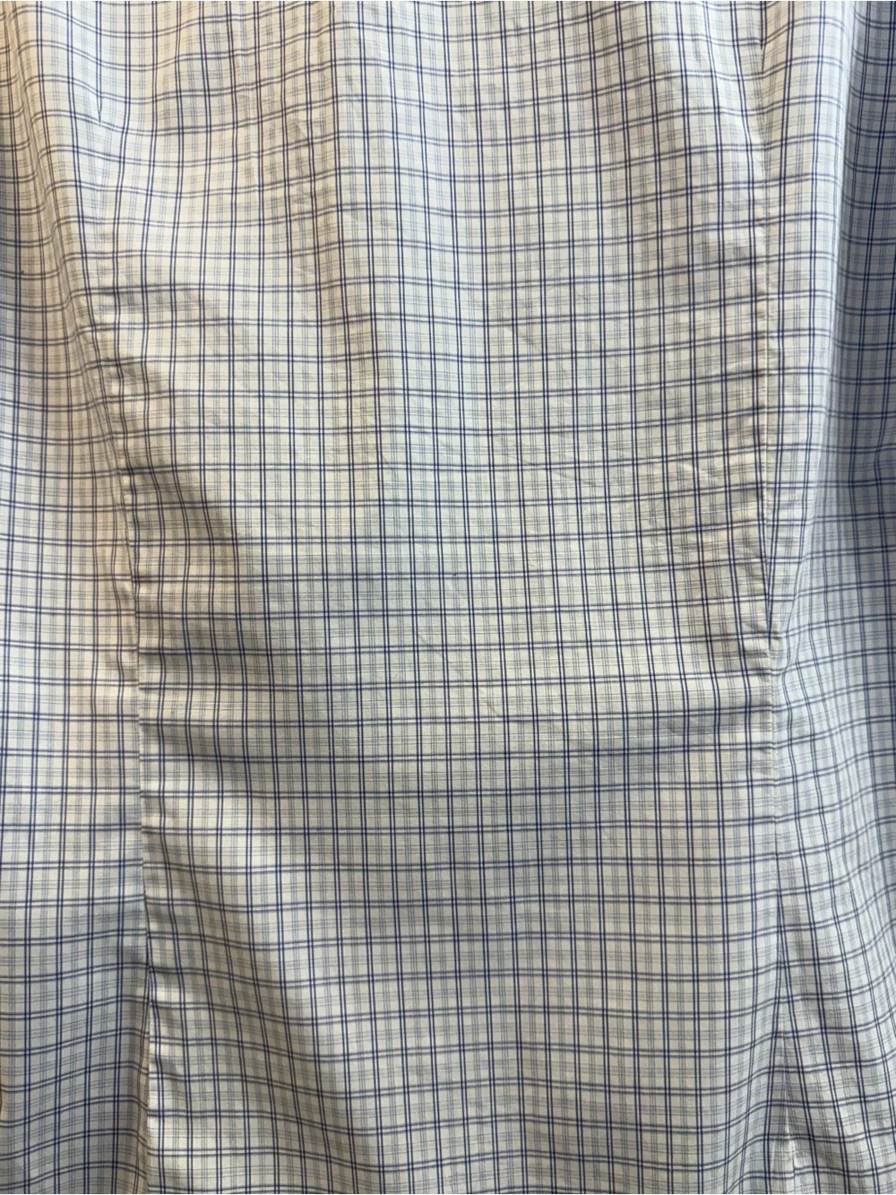 Gucci Men’s Classic Fit Dress Shirt Sz 39/15.5 Blue Plaid Long Sleeve Button  Up